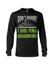Don't Worry Only Puke Occasionally Ride Roller Coaster Shirts For Sale Long Sleeve Tee tile
