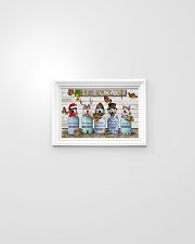 husky christmas 17x11 Poster poster-landscape-17x11-lifestyle-02