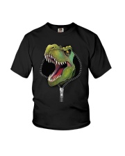 dinosaur zipper shirt Youth T-Shirt thumbnail