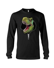 dinosaur zipper shirt Long Sleeve Tee thumbnail
