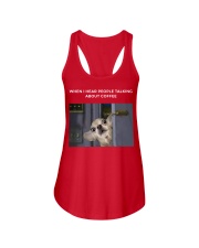 When I Hear People Talking About Chihuahua Coffee Ladies Flowy Tank thumbnail