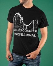 Rollercoaster Professional Shirt Design Funny Gifts For Roller Coaster Lovers Enthusiasts Classic T-Shirt apparel-classic-tshirt-lifestyle-front-88