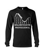 Rollercoaster Professional Shirt Design Funny Gifts For Roller Coaster Lovers Enthusiasts Long Sleeve Tee tile