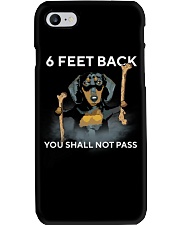 6 Feet Back You Shall Not Pass dachshund Phone Case thumbnail