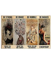 be strong 17x11 Poster front