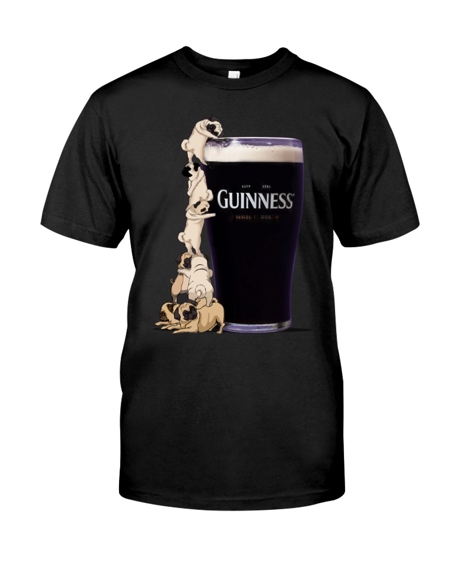 My Quarantine Routine pug Classic T-Shirt
