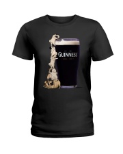 My Quarantine Routine pug Ladies T-Shirt thumbnail