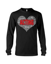 Acting Heart Shirt Actress Graphic T-Shirt Friend Birthday Gift Ideas Long Sleeve Tee tile