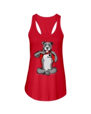 I love Mom chest tattoo Pitbull Ladies Flowy Tank thumbnail