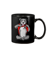 I love Mom chest tattoo Pitbull Mug thumbnail