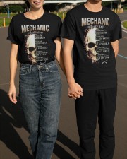 Skull Mechanic Hourly Rate Shirt Funny Mechanic Shirt Mens Apparel Classic T-Shirt apparel-classic-tshirt-lifestyle-front-145