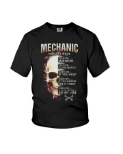 Skull Mechanic Hourly Rate Shirt Funny Mechanic Shirt Mens Apparel Youth T-Shirt tile