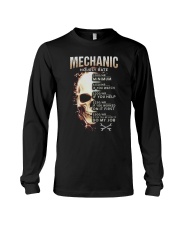 Skull Mechanic Hourly Rate Shirt Funny Mechanic Shirt Mens Apparel Long Sleeve Tee tile