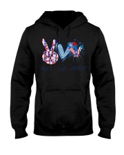 Peace Love America T-Shirt Family 4th Of July Shirts Gift For Parents Hooded Sweatshirt tile