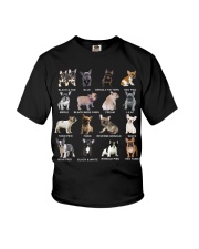 FRENCH BULLDOG LIST Youth T-Shirt thumbnail