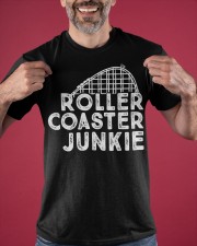 Roller Coaster Junkie Classic T-Shirt Apparel Roller Coaster Gift Ideas For Adults Classic T-Shirt apparel-classic-tshirt-lifestyle-front-181