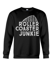 Roller Coaster Junkie Classic T-Shirt Apparel Roller Coaster Gift Ideas For Adults Crewneck Sweatshirt tile