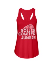 Roller Coaster Junkie Classic T-Shirt Apparel Roller Coaster Gift Ideas For Adults Ladies Flowy Tank tile