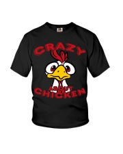 crazy-chicken T-shirt Youth T-Shirt thumbnail