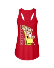 Shiba Inu On Roller Coaster Shirt Apparel Merchandise Gifts For Shiba Inu Lovers Ladies Flowy Tank tile