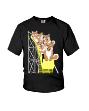 Shiba Inu On Roller Coaster Shirt Apparel Merchandise Gifts For Shiba Inu Lovers Youth T-Shirt tile