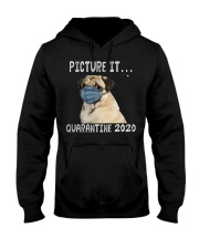 Picture It Quarantine 2020 pug2 Hooded Sweatshirt thumbnail