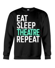Eat Sleep Theater Repeat Shirt Graphic Print T-Shirt Gifts For Stepson Crewneck Sweatshirt tile