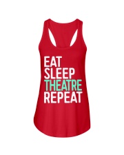 Eat Sleep Theater Repeat Shirt Graphic Print T-Shirt Gifts For Stepson Ladies Flowy Tank tile