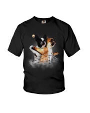 Frenchi Bulldog Titanic Funny Youth T-Shirt thumbnail