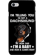 Dachshund I'm Telling You - Funny Dog shirts Phone Case thumbnail