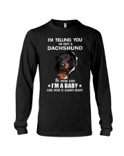 Dachshund I'm Telling You - Funny Dog shirts Long Sleeve Tee thumbnail