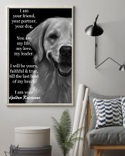 I Am Your Friend Your Partner Golden Retriever 11x17 Poster lifestyle-poster-1