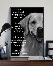I Am Your Friend Your Partner Golden Retriever 11x17 Poster lifestyle-poster-2
