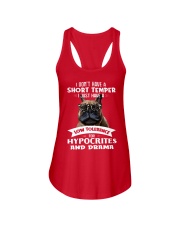Frenchie I Don't Have A Short Temper Ladies Flowy Tank thumbnail