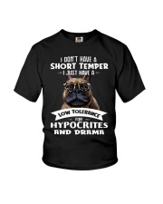 Frenchie I Don't Have A Short Temper Youth T-Shirt thumbnail