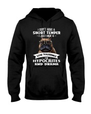 Frenchie I Don't Have A Short Temper Hooded Sweatshirt thumbnail