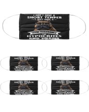 Frenchie I Don't Have A Short Temper Cloth Face Mask - 5 Pack thumbnail