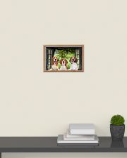 Beagle Through The Window Poster Dog Lover Wall Home Decor 17x11 Poster poster-landscape-17x11-lifestyle-08
