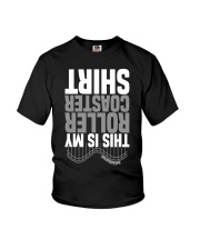 This Is My Roller Coaster Shirt Funny Upside Down T-Shirt Gifts For Roller Coaster Lovers Youth T-Shirt tile