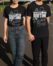 Air Time In My Happy Time Shirt Roller Coaster Lovers Retro T-Shirt Gifts For Teens Classic T-Shirt apparel-classic-tshirt-lifestyle-front-145