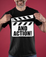 And Action Shirt Theatre Rehearsal Artists Clothes Gifts For Young Men Classic T-Shirt apparel-classic-tshirt-lifestyle-front-181