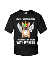 I Wish I Were A Unicorn So I Could Stab Frenchie Youth T-Shirt thumbnail