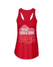 Real Girls Ride Roller Coasters Shirt Fun Adventure Best T-Shirt Gift Ideas For Niece Ladies Flowy Tank tile