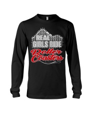 Real Girls Ride Roller Coasters Shirt Fun Adventure Best T-Shirt Gift Ideas For Niece Long Sleeve Tee tile