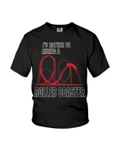 I'd Rather Be Riding A Roller Coaster Shirt For Fans Roller Coaster T-Shirt Men Women Youth T-Shirt tile