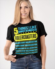 5 Things I Like Almost As Much As Rollercoaster Shirt Roller Coaster Players T-Shirt Gift Classic T-Shirt apparel-classic-tshirt-lifestyle-front-100
