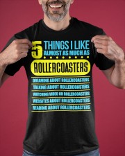5 Things I Like Almost As Much As Rollercoaster Shirt Roller Coaster Players T-Shirt Gift Classic T-Shirt apparel-classic-tshirt-lifestyle-front-181
