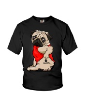 Pug Ilove Mom Youth T-Shirt thumbnail