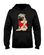 Pug Ilove Mom Hooded Sweatshirt thumbnail