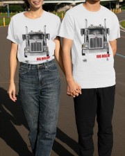 I Keep Rolling With Class Truck Driver Shirt Gift Ideas For Semi Truck Drivers Classic T-Shirt apparel-classic-tshirt-lifestyle-front-145